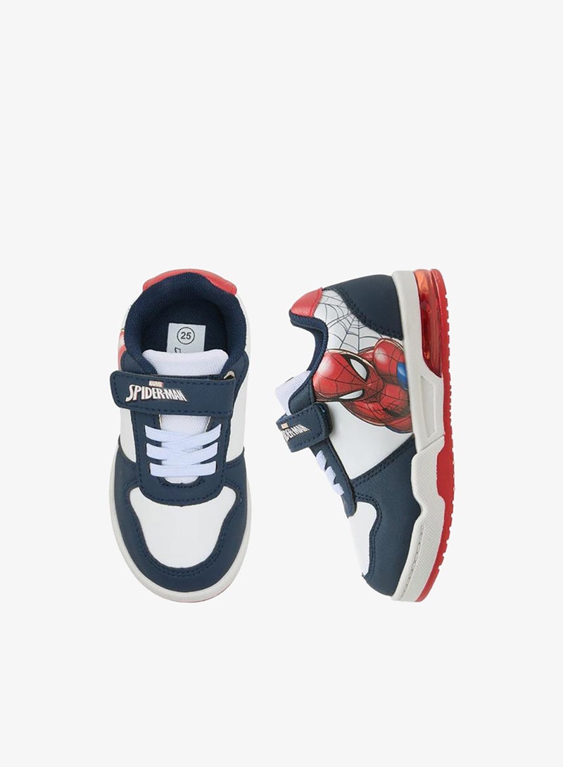 MARVEL Boys Spider-Man Print Hook & Loop Sneakers - Image 3